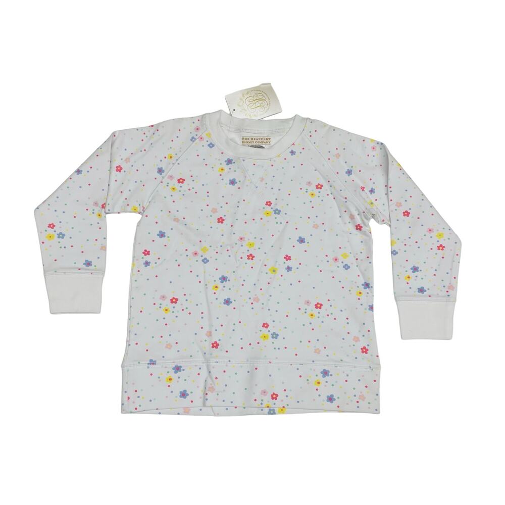 NWT TBBC Size 5 Cassidy Comfy Crewneck in Sprinkle Kindness & Confetti